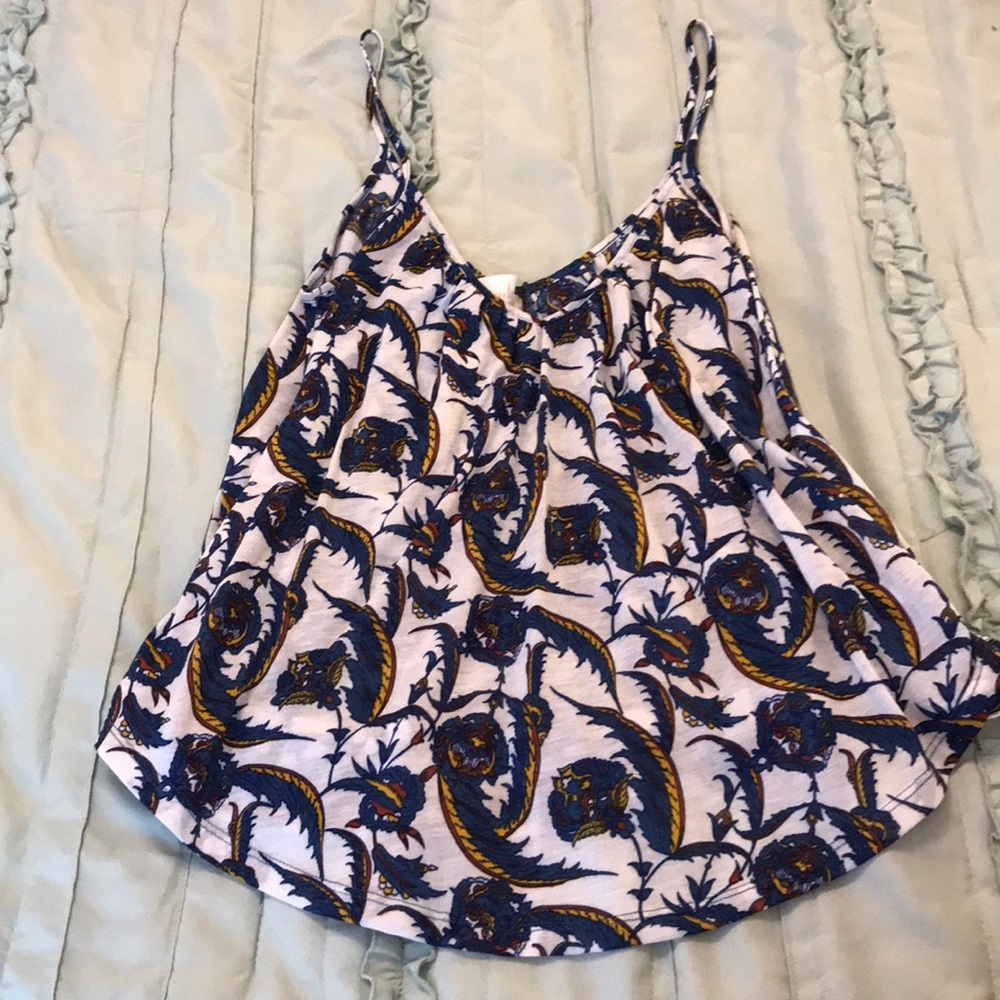 patterned tank top
